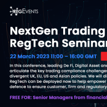 Trading RegTech all-stars announced