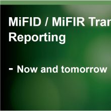 Transaction reporting presentation from David Nowell
