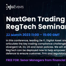 NextGen Trading Compliance RegTech Seminar 2023