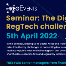 Seminar: The Digital Asset RegTech challenge